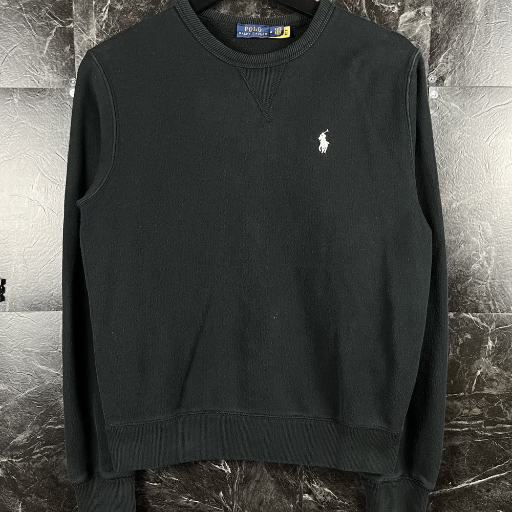 Polo Ralph Lauren Women's Black Fleece Sweatshirt Medium